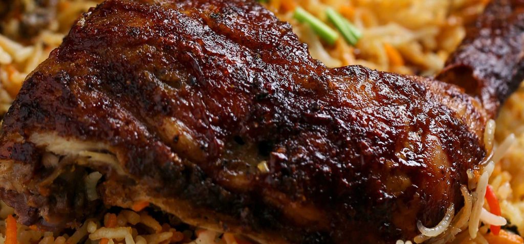 Sticky Chicken-Closeup